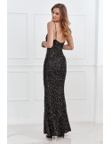 Maxi dress for special occasions, black 18523 - Online store - Boutique